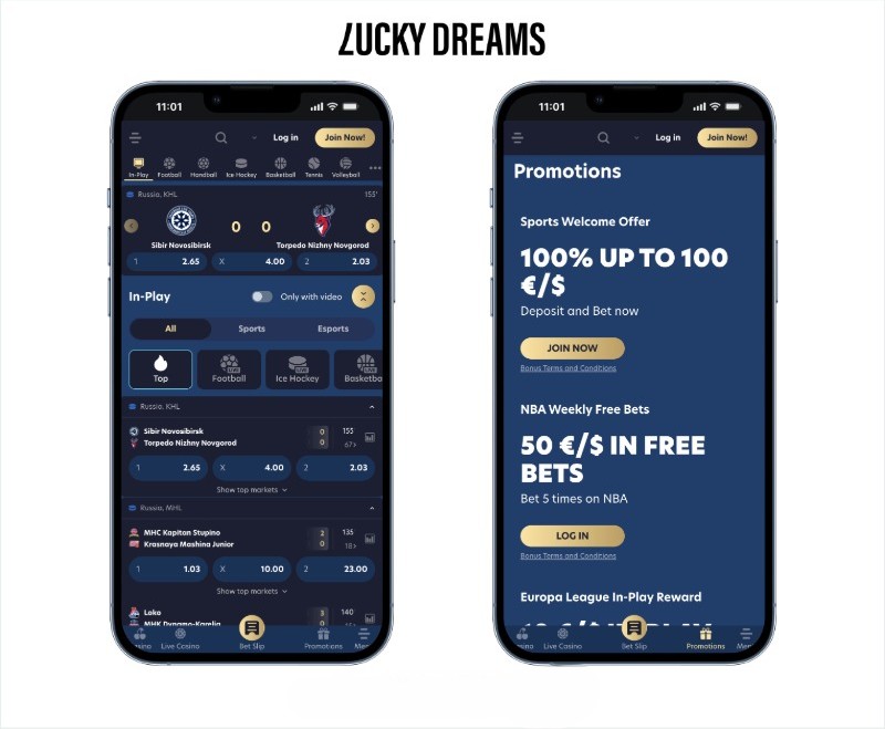 lucky dreams screenshots on mobile